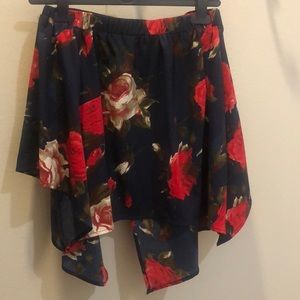 Floral off the shoulder top